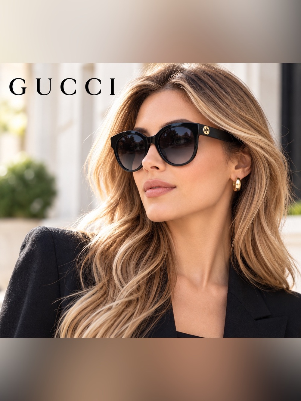 Brand New Authentic Gucci Sunglasses 
GG0035SN
